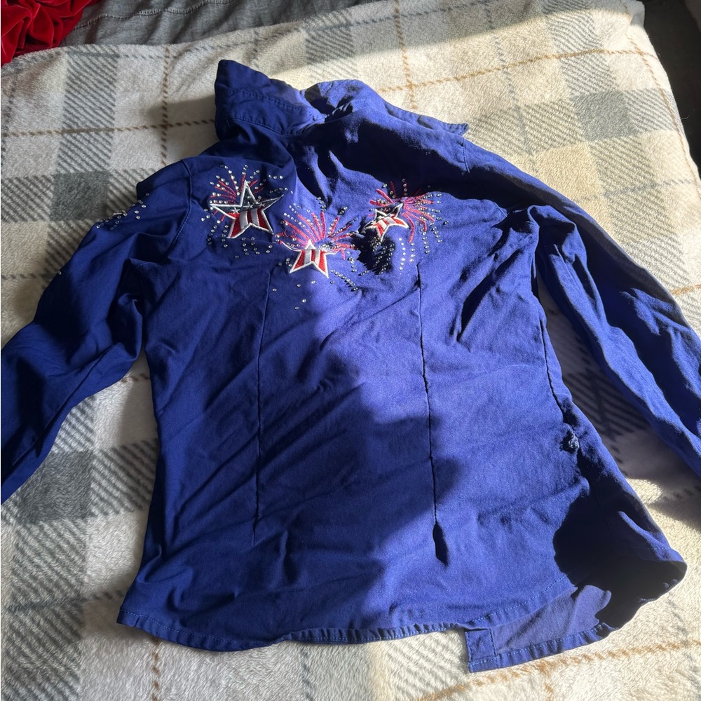 Blue Star Embellished Shirt